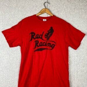 Men's Red Rad Racing Graphic T-Shirt Sz L